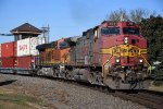 Eastbound stack train